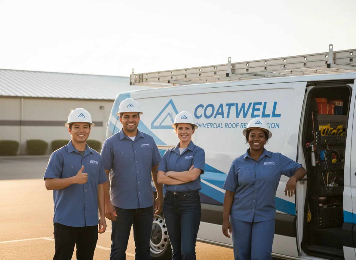 Commercial roof coating company in Mcadoo, TX